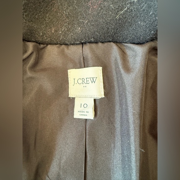 J. Crew Black City Coat - Picture 3 of 4